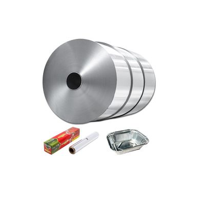 Personalizzare lunghezza 8011 Aluminum Foil Jumbo Roll per casa cucina contenitore alimentare