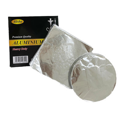 Spessore personalizzato 120 mm Dimensione rotonda Folia di alluminio Shisha usa e getta per narghilè