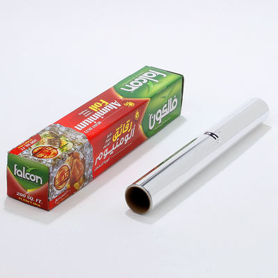 Rollo di carta di alluminio per uso domestico di foglio di latta composito per imballaggi per cucina e barbecue