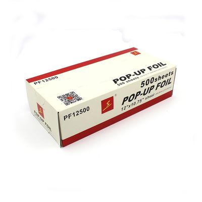 8011 Leghe per capelli per parrucchieri fogli pop-up con lunghezza personalizzata e colore in rilievo