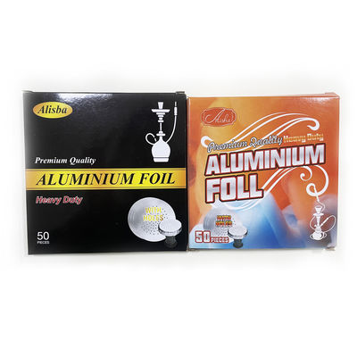 Hookah Shisha monouso foglio di alluminio isolato con trattamento di logo personalizzato