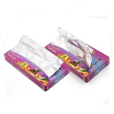 12mic 9inch 10.75inch Pre-taglio in rilievo fogli di foglio foglio carta di alluminio foglio pop up fogli