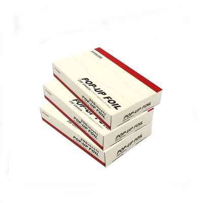 Disposable Kitchen Silver Pop Up Foil Sheet In Aluminum Foil con lunghezza personalizzata
