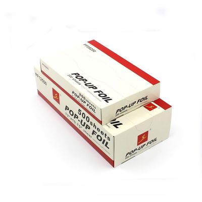 Disposable Kitchen Silver Pop Up Foil Sheet In Aluminum Foil con lunghezza personalizzata