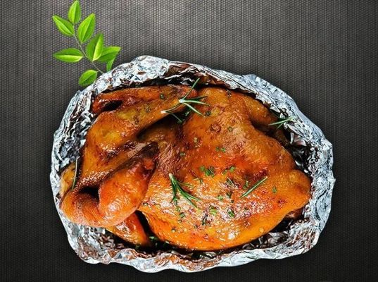 Disposable Kitchen Silver Pop Up Foil Sheet In Aluminum Foil con lunghezza personalizzata