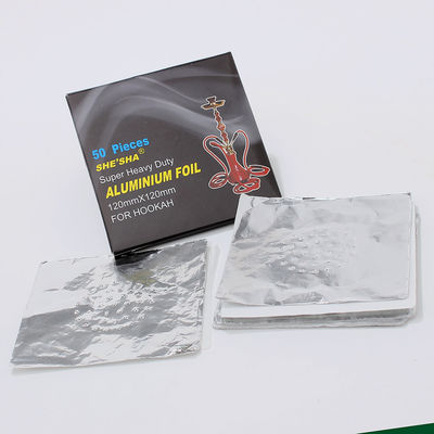 Fogli di carta di alluminio personalizzati con fori per accessori Shisha