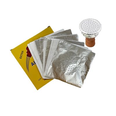 Carta di stagno Shisha Hookah Carbone di legna Carta di alluminio con trattamento composito