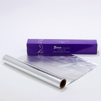 Rollo monouso di foglio di alluminio per imballaggi alimentari resistente al calore e all'alluminio di argento 8011
