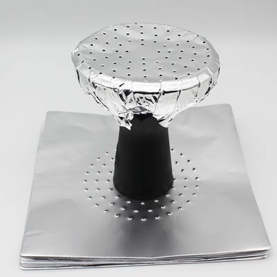 Carta di alluminio monouso per narghilè 50pcs/pack Carta di latta Shisha in lega 8011