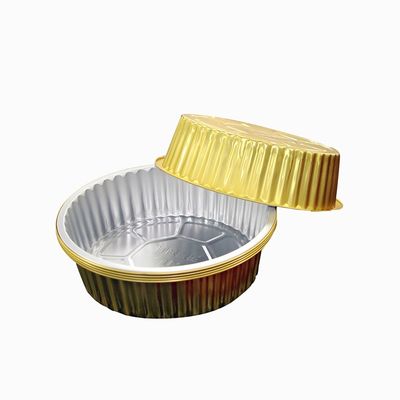 Contenitore in foglio d'alluminio dorato Casalinghi Carbonio da forno con strisce di imballaggio per barbecue