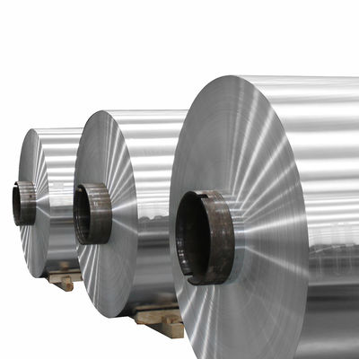 Fornitura 8011 Aluminium Foil Roll Jumbo 11 12 13 15 Micron 30cm 45cm per imballaggi alimentari