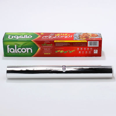 Rollo di foglio d'alluminio in argento di larghezza personalizzata per imballaggi alimentari in cucina pesante