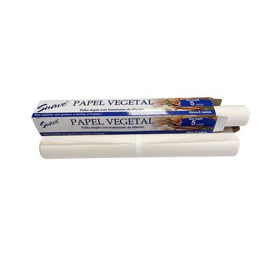 Comodo cucina bianco silicone carta da forno rotolo con polpa chimica e durata