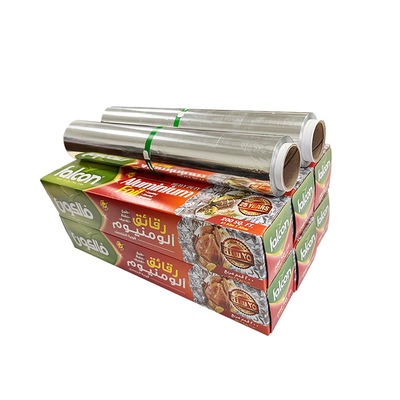 Logo e spessore personalizzati Rollo di carta di foglio di alluminio per imballaggi alimentari