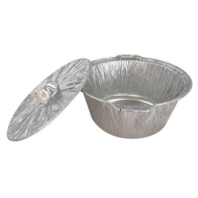 Pot di foglio di alluminio monouso eco-compatibile
