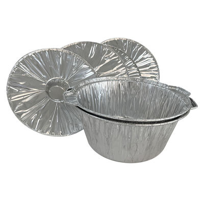 Pot di foglio di alluminio monouso eco-compatibile