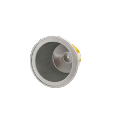 Capsula di caffè in foglio di alluminio con coperchio