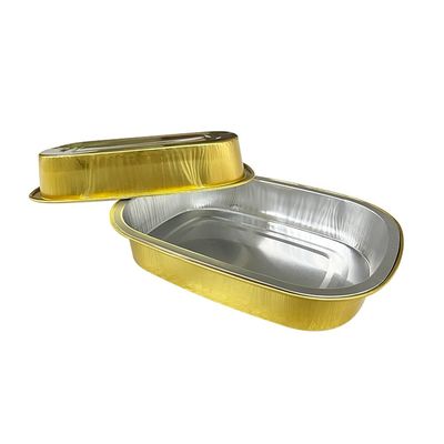 Contenitore alimentare in foglio di alluminio ingrosso contenitore personalizzato vassoio pentole quadrate