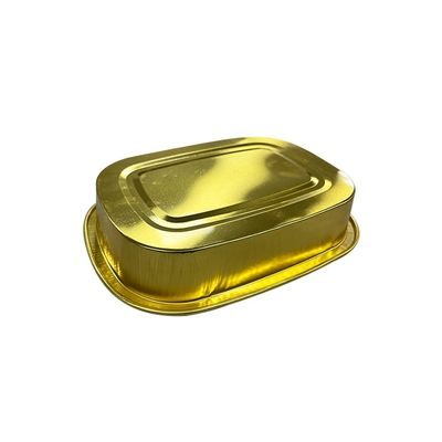 Contenitore alimentare in foglio di alluminio ingrosso contenitore personalizzato vassoio pentole quadrate