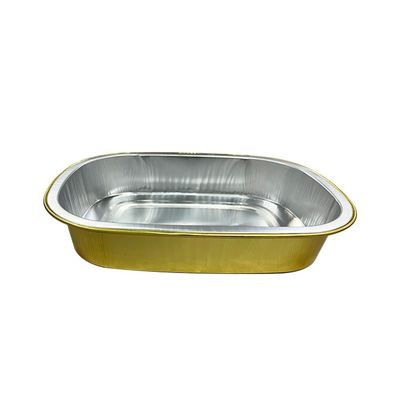 Contenitore alimentare in foglio di alluminio ingrosso contenitore personalizzato vassoio pentole quadrate