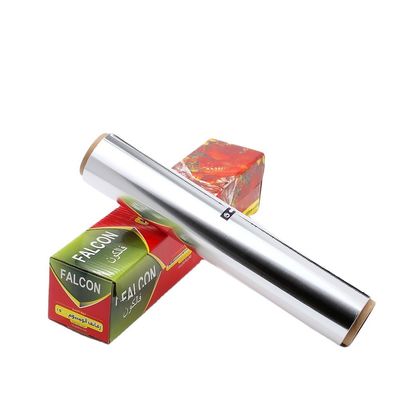 Logo personalizzato Rosting Foil di alluminio 20 micron 30cmx300m Argento Heavy Duty Jumbo Roll