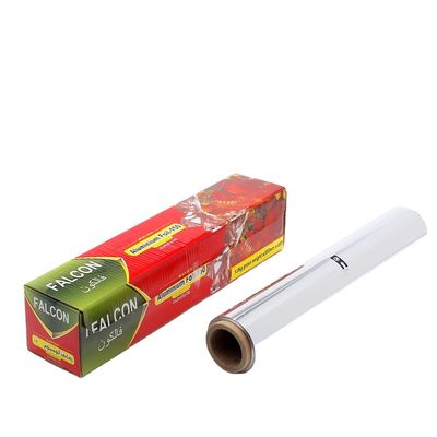 Logo personalizzato Rosting Foil di alluminio 20 micron 30cmx300m Argento Heavy Duty Jumbo Roll