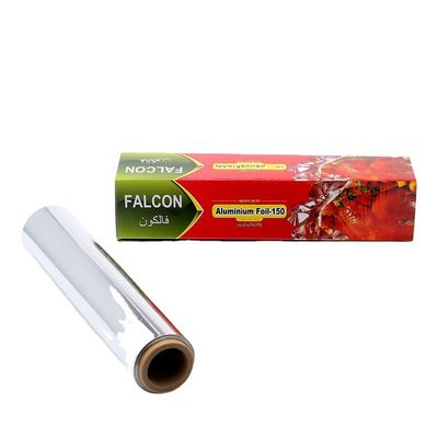Logo personalizzato Rosting Foil di alluminio 20 micron 30cmx300m Argento Heavy Duty Jumbo Roll