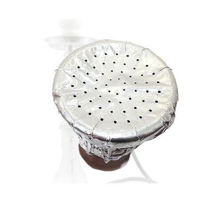 Accesori per narghilè di larghezza personalizzata Folia di alluminio Narghilè di shisha fogli con foro