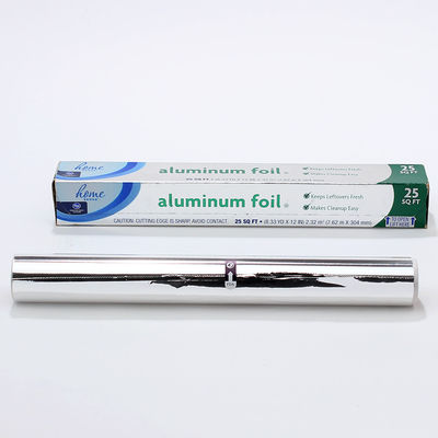45cm 30m Heavy Duty Safe Food Grade Aluminum Foil Paper Roll per cucina in casa