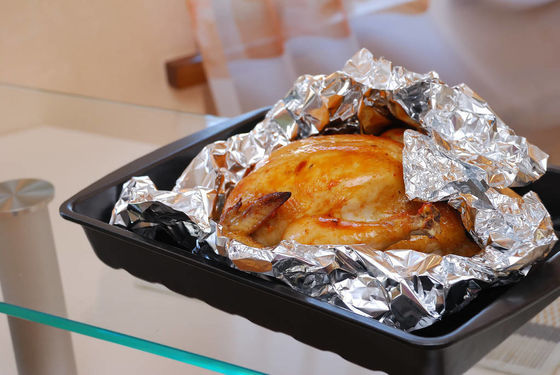 Cucina 8011 Rulli di foglio di alluminio di qualità alimentare per l'imballaggio di sandwich da ristorante
