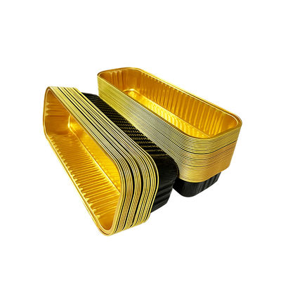 Colori utensili da torta usa e getta contenitori di foglio di alluminio vassoio per imballaggio alimenti per animali domestici