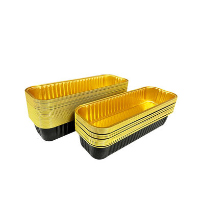 Colori utensili da torta usa e getta contenitori di foglio di alluminio vassoio per imballaggio alimenti per animali domestici