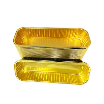 Colori utensili da torta usa e getta contenitori di foglio di alluminio vassoio per imballaggio alimenti per animali domestici