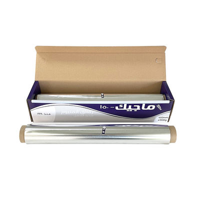 Materiale argento 8011 Rollo di foglio di alluminio 100m 300m per forno da cucina Forno da forno pesante