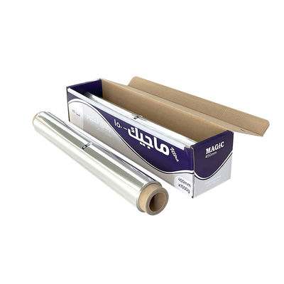 Materiale argento 8011 Rollo di foglio di alluminio 100m 300m per forno da cucina Forno da forno pesante