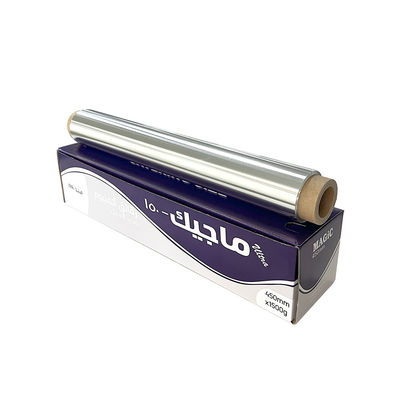 Materiale argento 8011 Rollo di foglio di alluminio 100m 300m per forno da cucina Forno da forno pesante