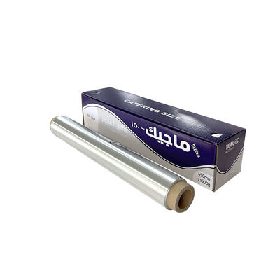 Materiale argento 8011 Rollo di foglio di alluminio 100m 300m per forno da cucina Forno da forno pesante