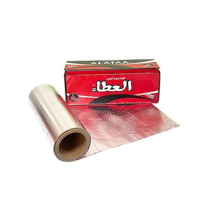Fogli di alluminio d'argento a temperatura morbida Rollo di Shisha per narghilè con linea di taglio e fori 145mm*145mm