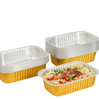 Linea di produzione di contenitori di fogli di alluminio con 380v/50Hz Voltaggio 40-80pcs/min Capacità
