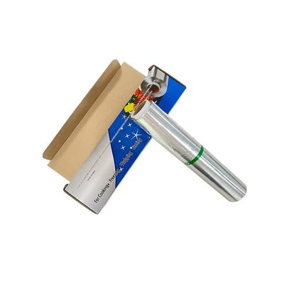 Personalizza il logo Lunghezza 100m Dispensatore di carta a rotolo in foglio di alluminio con tagliatore per cucina