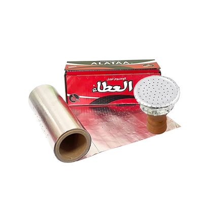 Rollo di carta per narghilè in foglio di alluminio personalizzato per narghilè usa e getta perfetto per il fumo