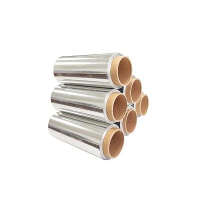 Rollo di carta monouso in foglio di alluminio 8011 in argento per parrucchieri di spessore 20-50mic