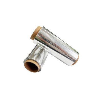 Rollo di carta monouso in foglio di alluminio 8011 in argento per parrucchieri di spessore 20-50mic