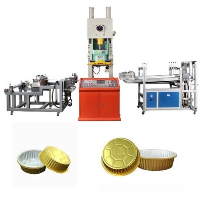 Macchine per perforare contenitori di fogli di alluminio automatici per imballaggi alimentari