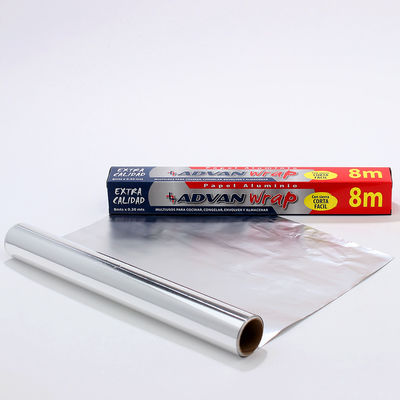 8011 Carta di foglio di alluminio laminata a rotoli per imbottire hamburger
