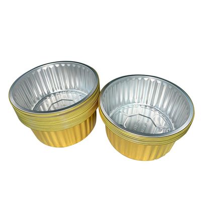 Contenitore alimentare Ordine su misura Disponibile a caldo Torta rotonda in foglio di alluminio Tazze da forno Vendite