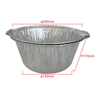 Contenitore per alimenti contenitore pesante monouso in foglio di alluminio con coperchio