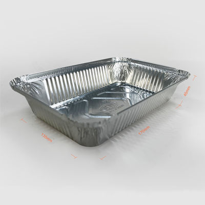 Contenitori per cibo da asporto per ristoranti con foglio di alluminio ecologico