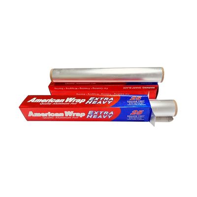 Cucina per uso domestico Rulli di carta di foglio di alluminio monouso 300 mm 450 mm Spessore personalizzato