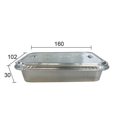 Pratica confezione da asporto per contenitore barbecue usa e getta